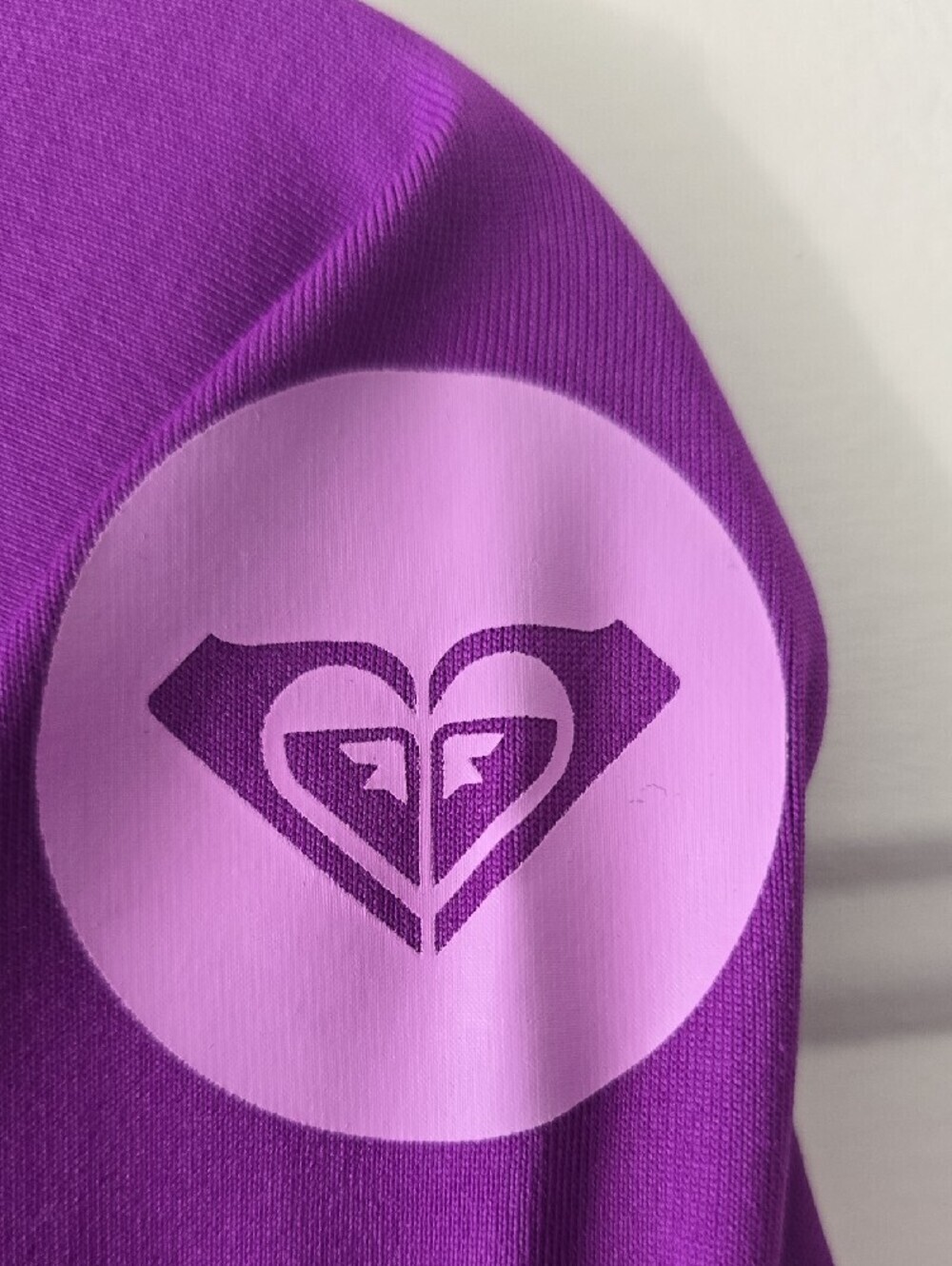 Roxy Purple Rash Guard Size 10 - Picture 4 of 4